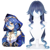 Genshin Impact Layla Cosplay Wig Heat Resistant Synthetic Hair Carnival Halloween Party Props